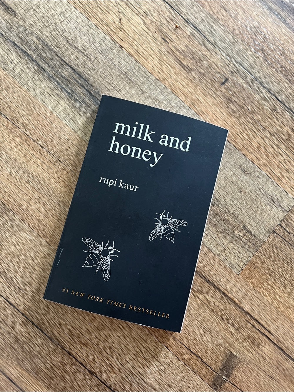 milk and honey decorative book